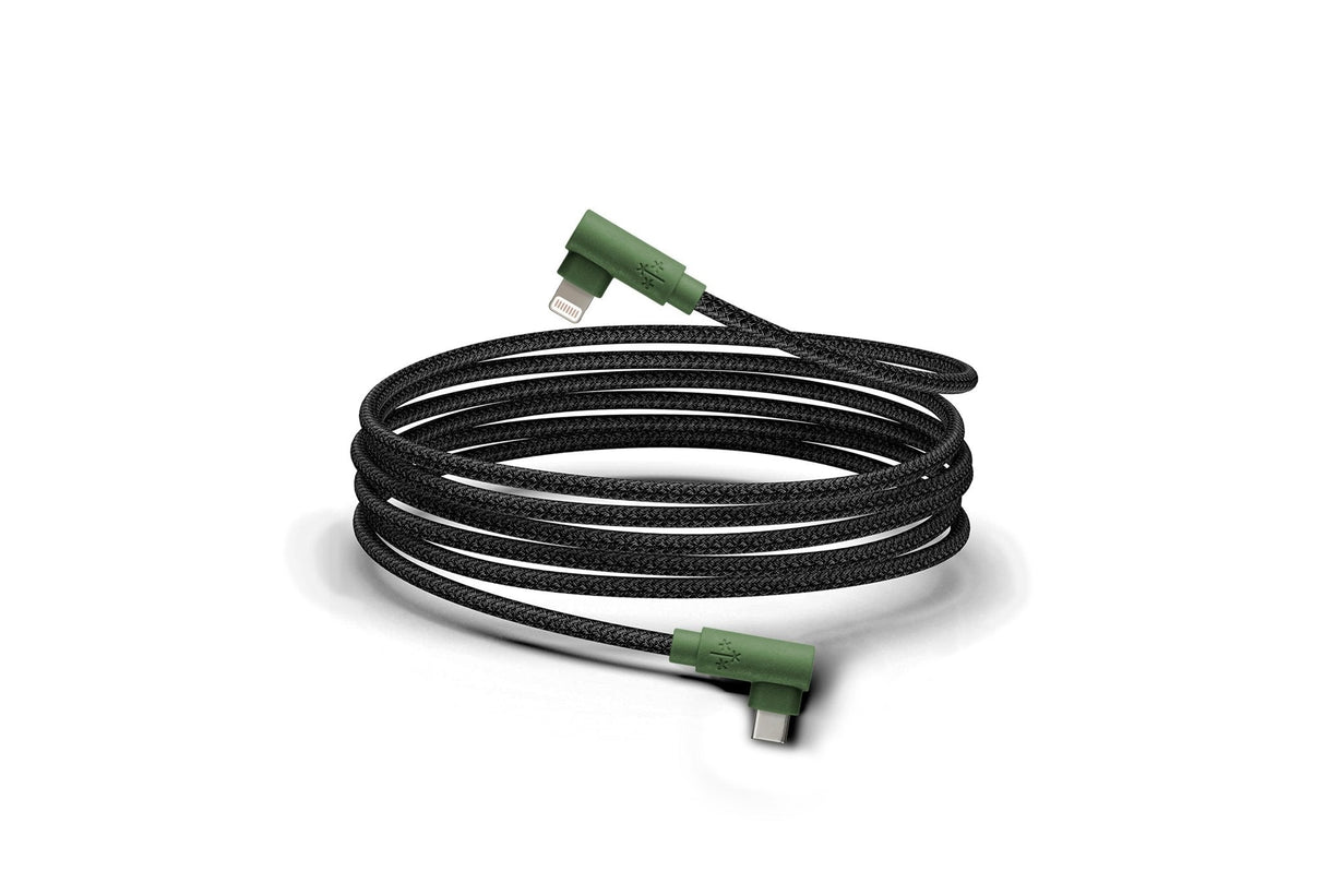 Hune Cable Tipo C - Lightning - Carga Rápida - 1.2m - Sustentable, USB C, USB C/Lightning, Negro