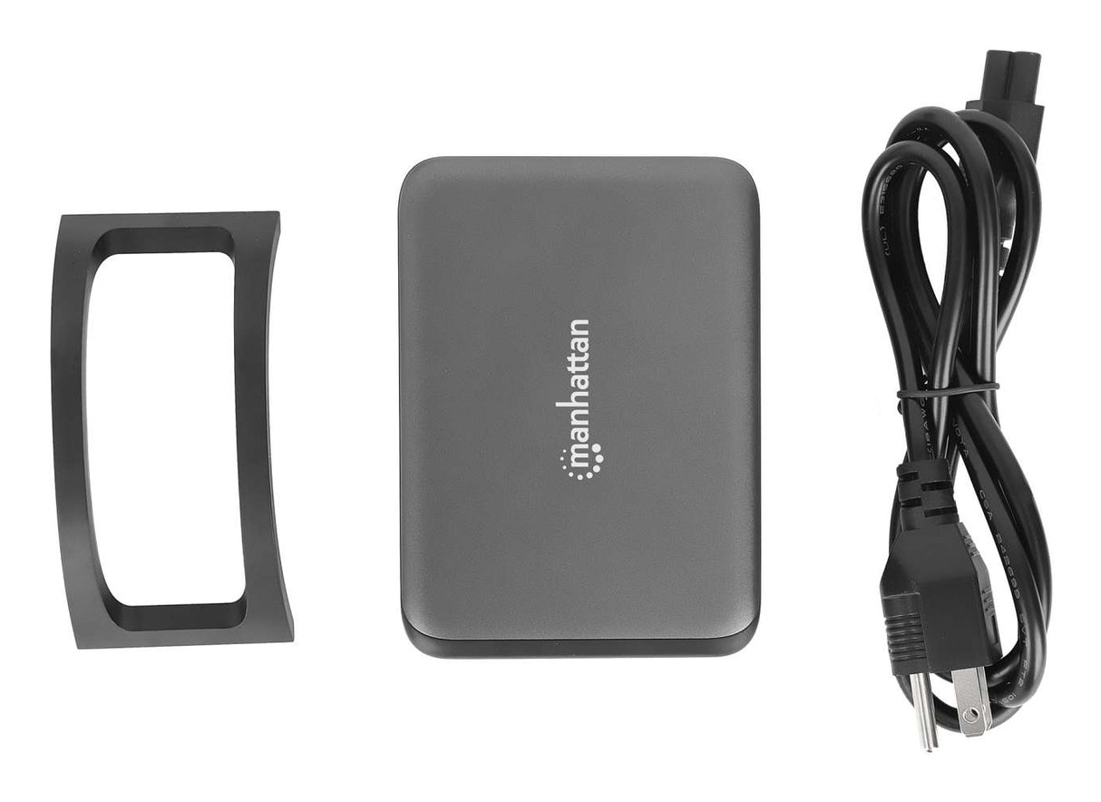 Manhattan Estación de carga GaN USB Power Delivery de 4 puertos, 240 W / PD 3.1, 4 puertos USB-C PD hasta 140 W por puer