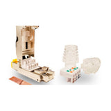 012-024/10G, Plug RJ45 blindado Cat6/6A, para cable sólido, con chapa de oro, Auto ponchable sin herramienta