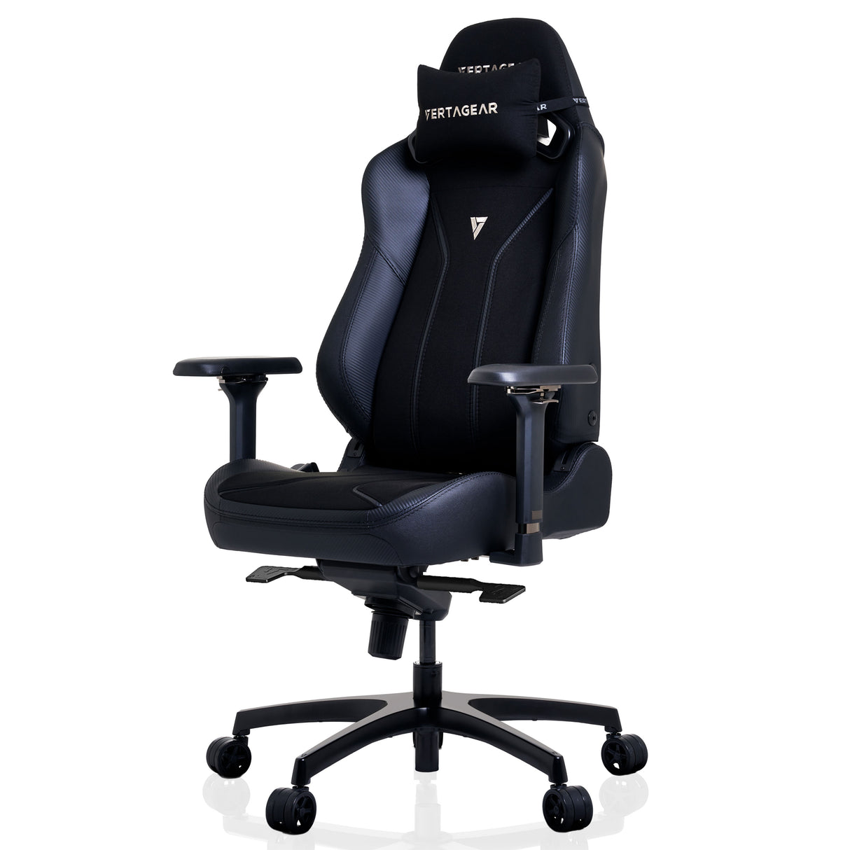 Vertagear SL5800 schwarz asiento acolchado respaldo acolchado, Negro, Negro, Espuma