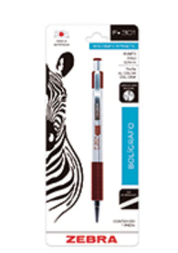Zebra 704VNOFNB001 bolígrafos Rojo Bolígrafo Fino Rojo, Acero inoxidable