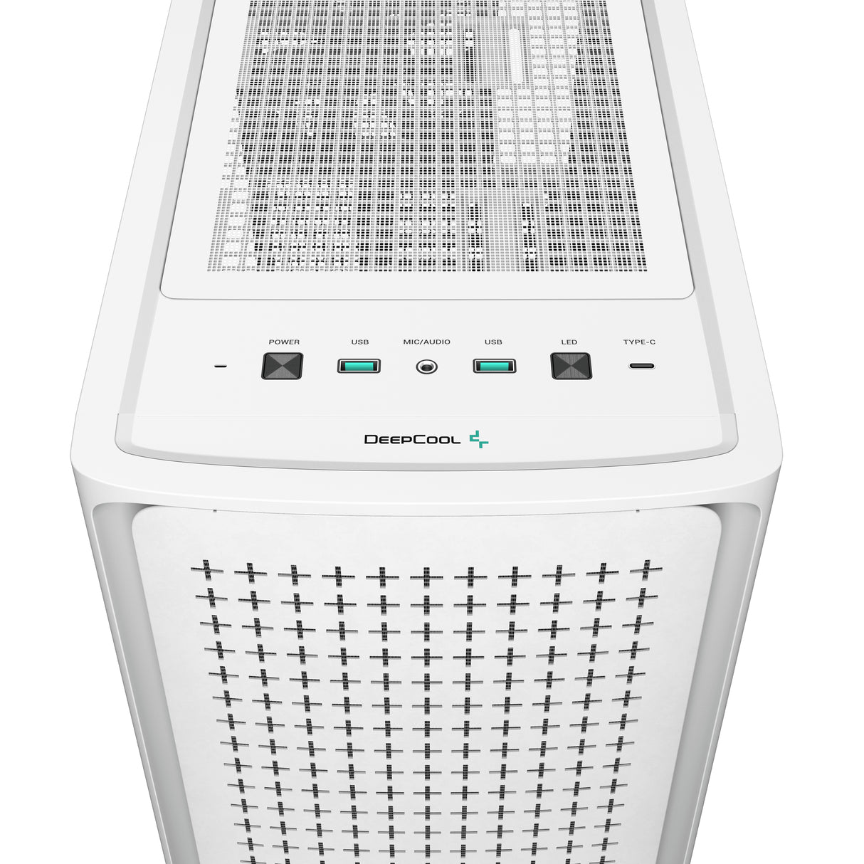 DeepCool CK560 carcasas ordenador ABS, SPCC, Vidrio templado Midi Tower PC Blanco