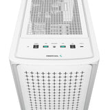 DeepCool CK560 carcasas ordenador ABS, SPCC, Vidrio templado Midi Tower PC Blanco