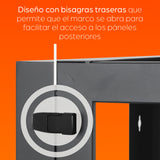 Intellinet 716055 Accesorios para rack Estructura de rack Negro 555 mm