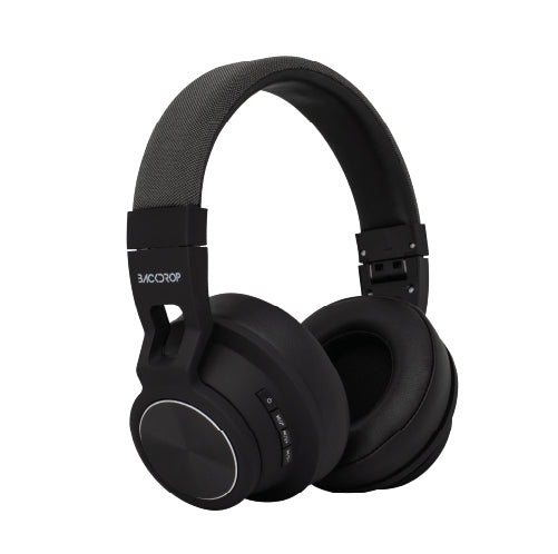 BACKDROP BDH-1N audífono y auriculare Auriculares Inalámbrico Diadema Llamadas/Música USB Tipo C Bluetooth Negro