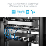 StarTech.com Estante Bandeja Ventilado Cantilever para Armario Rack de Servidores 2U Profundidad Fija - 22kg
