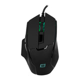 Vorago MO-504 ratón Juego Diestro USB tipo A Óptico 6400 DPI, Negro | Ratones