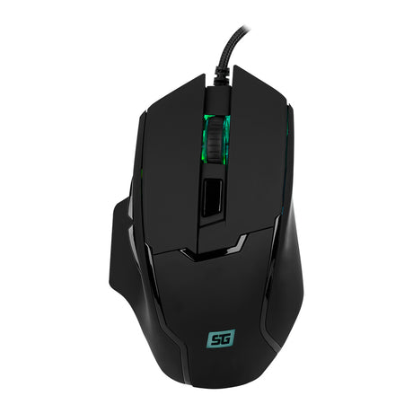 Vorago MO-504 ratón Juego Diestro USB tipo A Óptico 6400 DPI, Negro | Ratones