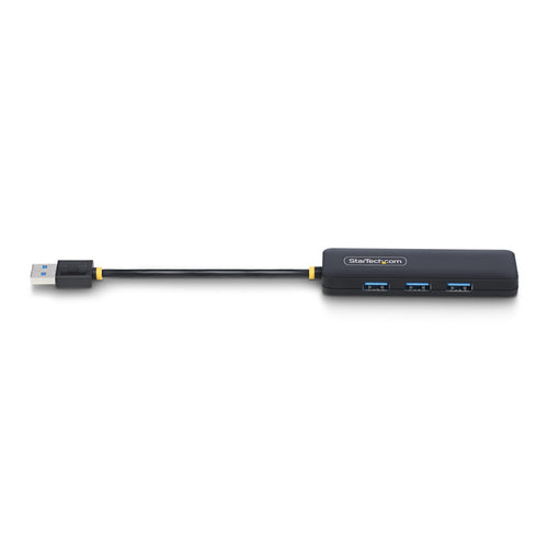 StarTech.com Hub USB-A de 4 Puertos - Ladrón USB de 4 Puertos - Alimentado por el Bus - USB 3.0 de 5Gbps - Hub Portátil 