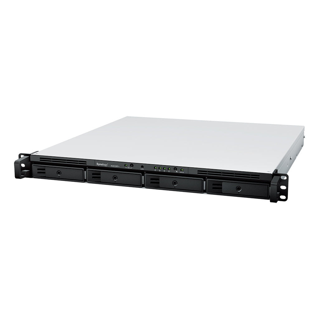 Synology RackStation RS822RP+ servidor NAS o de almacenamiento Bastidor (1U) Ryzen Embedded V1500B 2 GB DDR4 0 TB DiskSt