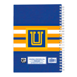 Cuaderno profesional Dietrix First Class Pasta dura doble arillo 80 hojas raya Club Tigres de la UANL modelo UANL