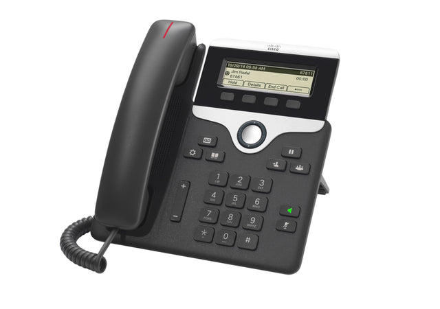 Cisco 7811 Teléfonos IP Teléfono IP Negro, Plata 1 líneas
