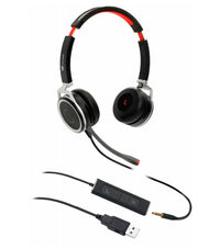 VTX208-D, Diadema binaural, Conector USB 2.0 y 3.5mm