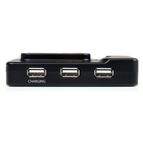 StarTech.com Adaptador Concentrador Hub Ladrón USB 6 Puertos - 2x USB 3.0 -4x USB 2.0 - 1x USB Cargador de 2A Hubs de in