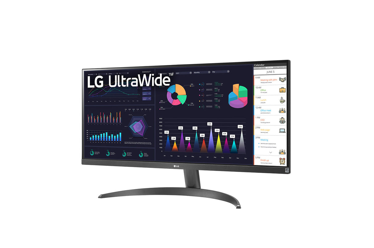 LG 29WQ500 Monitor 73,7 cm (29") 2560 x 1080 Pixeles Full HD LED Negro