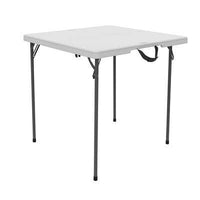 MESA PLEGABLE LIFETIME 86.3 CM X 86.3 CM BLANCA CUADRADA 80273