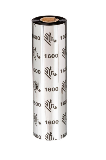 Zebra LA01600GT11030 - Zebra 1600 Wax cinta térmica 300 m Negro