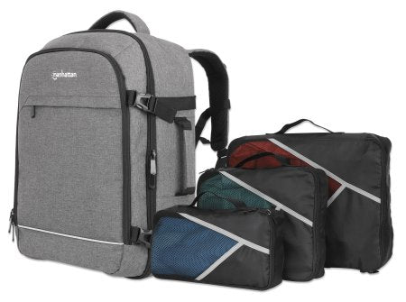 Manhattan Mochila de viaje Rome para portátil 17,3", dos compartimentos (portátiles hasta 17,3" y ta