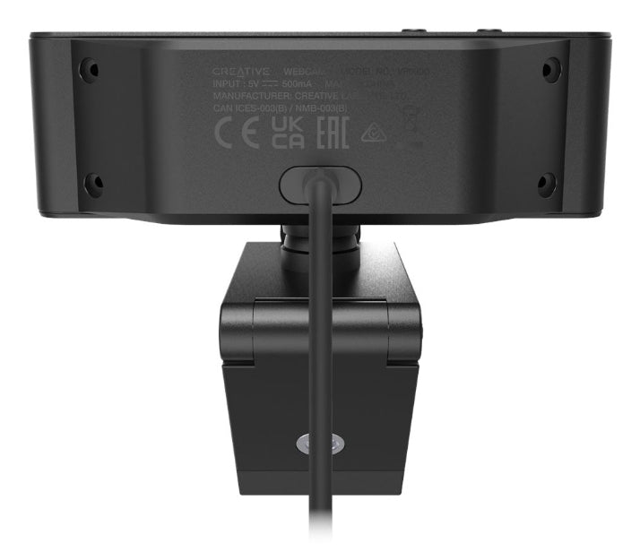 Creative Labs Sync 4K cámara web 8 MP 1920 x 1080 Pixeles USB 2.0 Negro, Full HD, 40 fps, MJPEG