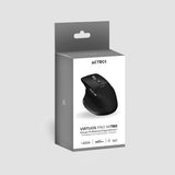 Acteck Virtuos Pro MI780 ratón Oficina Diestro RF inalámbrico + bluetooth Óptico 3200 DPI, Negro