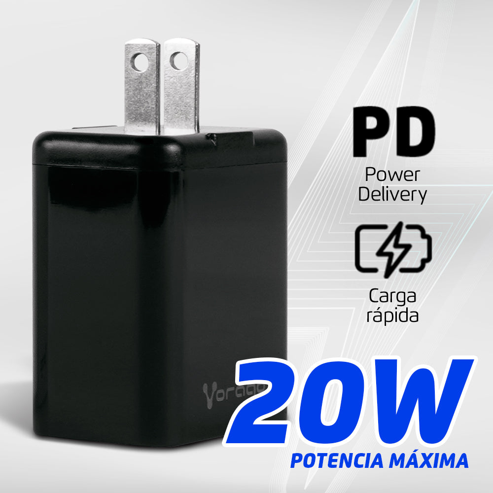 Vorago AU-350 Universal Negro Corriente alterna Interior, AU-350-BK | Cargador de dispositivos móviles
