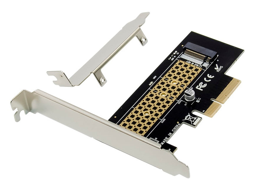 X-Media XM-PEX4-M2M tarjeta o adaptador de interfaz Interno M.2, PCIe, Perfil bajo, PCIe 3.0
