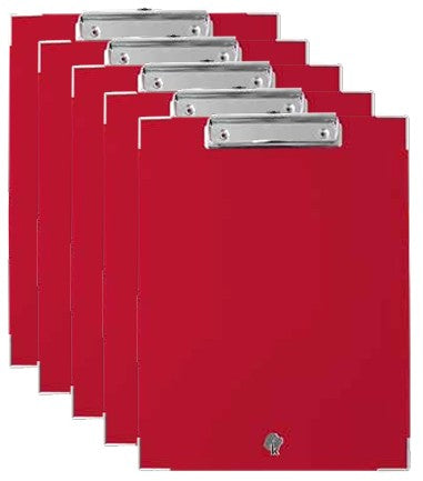 Techmakro KITTB5RJ portapapeles A4 Cloruro de polivinilo (PVC) Rojo, 330 mm, 240 mm