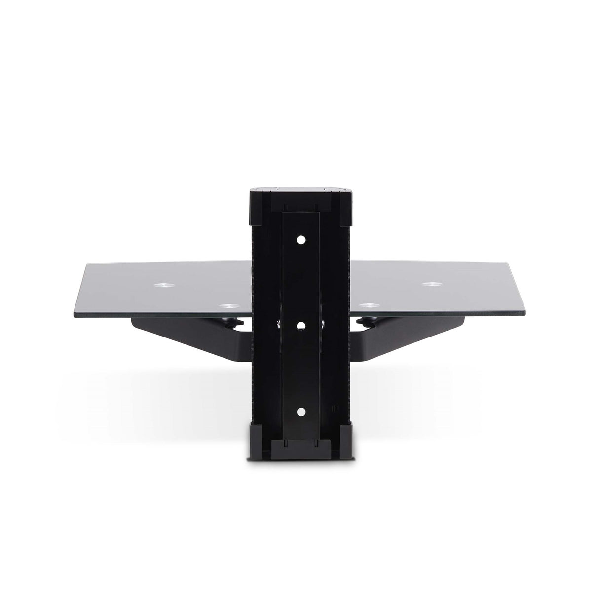 StarTech.com 1B-WALL-MOUNT-SHELF Estantes para equipos av Negro Vidrio templado 250 mm