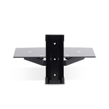 StarTech.com 1B-WALL-MOUNT-SHELF Estantes para equipos av Negro Vidrio templado 250 mm