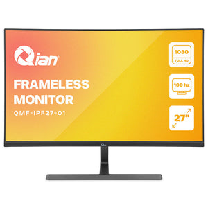 Qian QMF-IPF27-01 monitor de computadora 68.6 cm (27") 1920 x 1080 Pixeles Full HD LED Negro