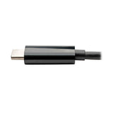Tripp Lite U444-06N-DGUB-C Adaptador multipuerto USB-C, DVI, puerto Hub USB 3.x (5 Gbps), Gbe y Carga PD, Negro