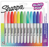 Sharpie 2185226 marcador permanente Punta redonda/fina Multicolor 12 pieza(s)