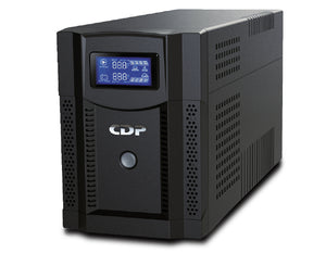 CDP UPRS1508 1500VA/1050W UPS Interactiva AVR 8 Salidas, Proteccion RJ45, LCD, software 120 Vac UPS Línea interactiva 1,5 kVA 1050 W Onda sinusoidal pura