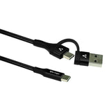 Vorago CAB-126 cable USB 1 m USB A/USB C USB C Negro | Cables USB