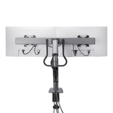 StarTech.com Brazo Soporte de Sobremesa con Travesaño para 2 Monitores - Soporte VESA para Pantallas de 27" - 75x75