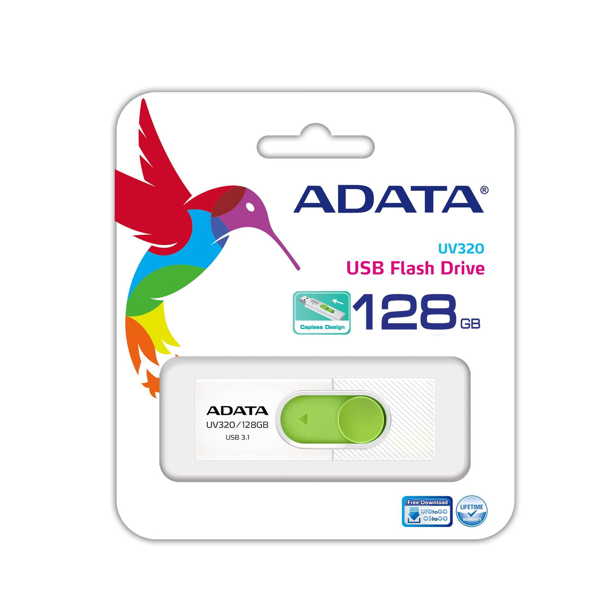 ADATA UV320 Memoria Flash 128 GB USB tipo A 3.2 Gen 1 (3.1 Gen 1) Si