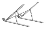 Manhattan 462600 Laptop Soporte para ordenador portátil Aluminio Aluminio, Silicona, Acero 39,6 cm (15.6")