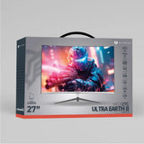 Monitor Gamer Balam Rush 27" Curvo Ultra Earth II MGX27C  FHD 1920x1080 VA 165Hz 1ms HDMI/DP/USB-C 15W/3.5mm Blanco