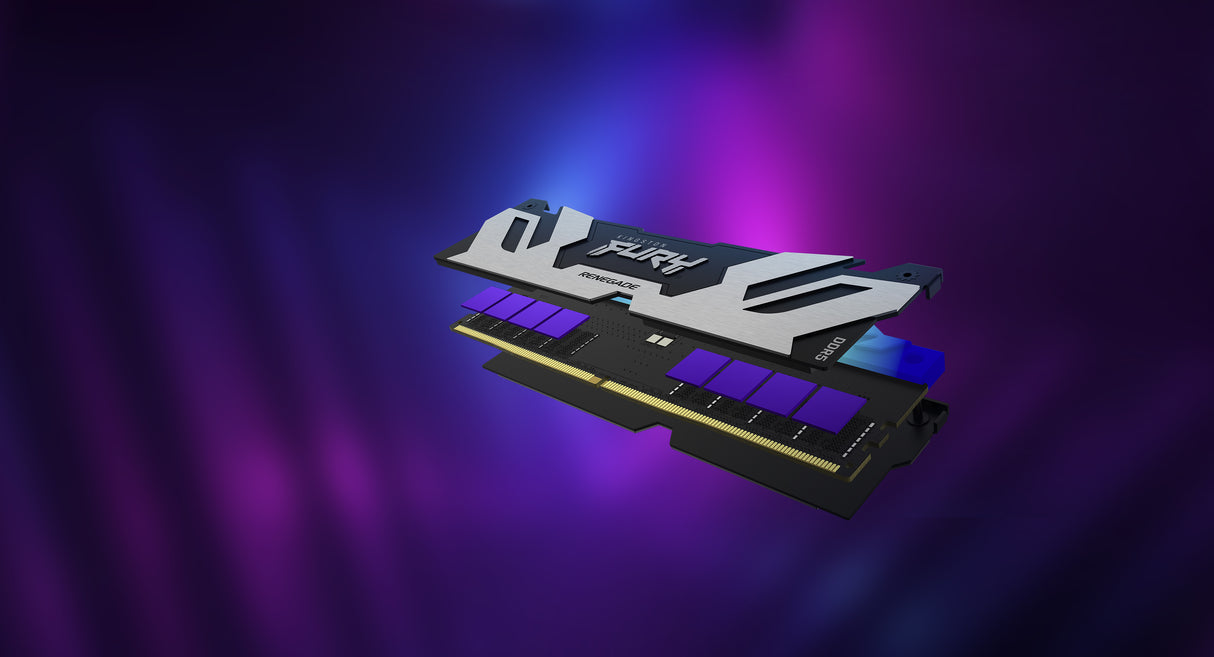 Kingston Technology 16GB 6400MT/s DDR5 CL32 DIMM FURY Renegade RGB Memoria RAM Si 32 16 GB 1 x 16 GB