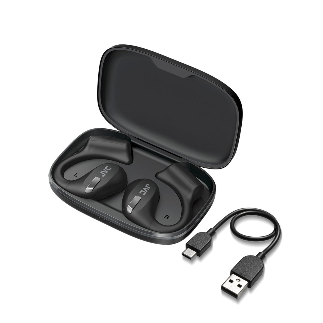JVC HA-NP50T-B Auriculares Auriculares De oreja abierta Llamadas/Música Binaural