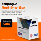BOBINA INT CAT 6A UTP 305M SOLIDA AZUL