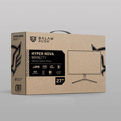Balam Rush BR-942973 pantalla para PC 68,6 cm (27") 1920 x 1080 Pixeles Full HD LED Negro