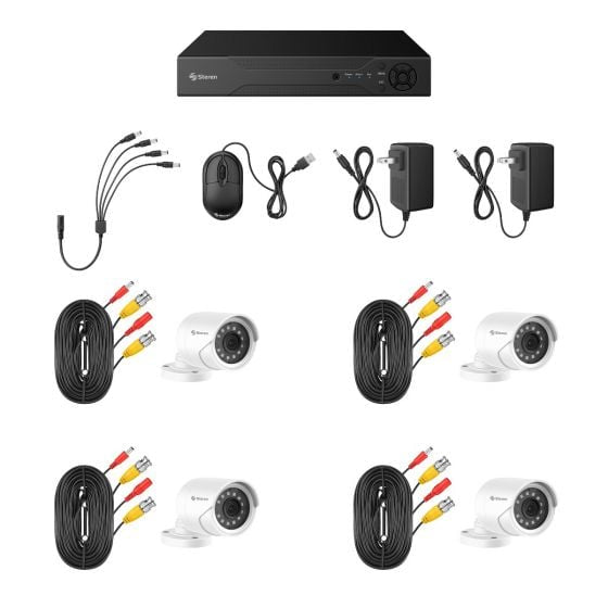 Steren CCTV-948/HDD cámara de vigilancia Bala (forma) Cámara de seguridad CCTV Interior 1920 x 1080 Pixeles Techo/pared