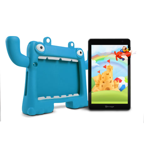 Vorago TABLET PAD-8-KIDS 8 PULGADAS ANDROID 13 QUADCORE 4GB 64GB IPS 2MP 5MP WIFI BT GMS FUNDA MORADA -, 2 GHz, RockChip