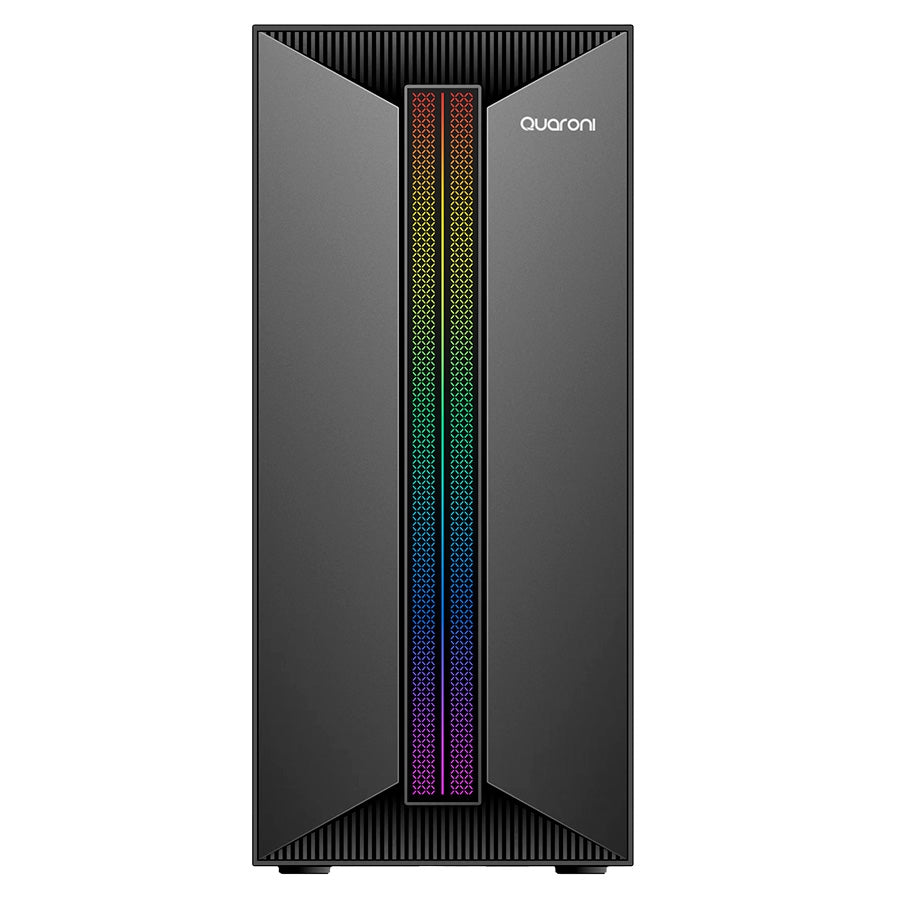 Quaroni QCMT-09 carcasa de ordenador Torre Negro 500 W
