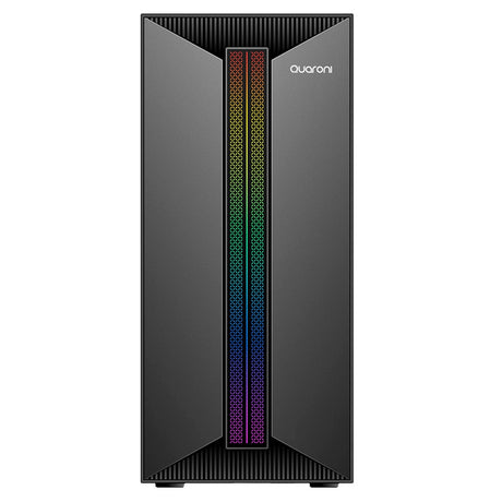 Quaroni QCMT-09 carcasa de ordenador Torre Negro 500 W