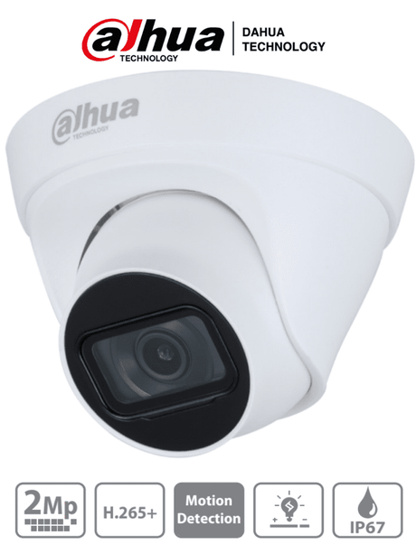 Camara Dahua Ipc-Hdw1230T1-S4 Ip Domo 2Mp H265+ 2.8Mm Ir 30 Mts 105º Ip67 Dwdr FullOffice.com