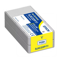 Epson SJIC22P(Y): Ink cartridge for ColorWorks C3500 (yellow) Cartucho de Tinta Tinta a base de pigmentos 1 pieza(s) Original Tinta a base de pigmentos