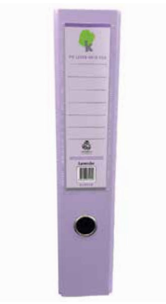 Techmakro KITCARP6LVP carpeta de cartón Carta Lavanda, Anillo D, Almacenamiento, Cloruro de polivinilo (PVC)