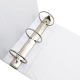 Nextep NE-013R carpeta de cartón Carta Blanco, Anillo redondo, Vinilo, 1 pieza(s)